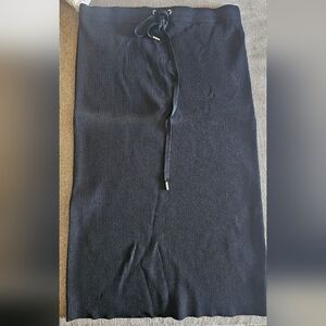 Michael Kors Black Ribbed Skirt